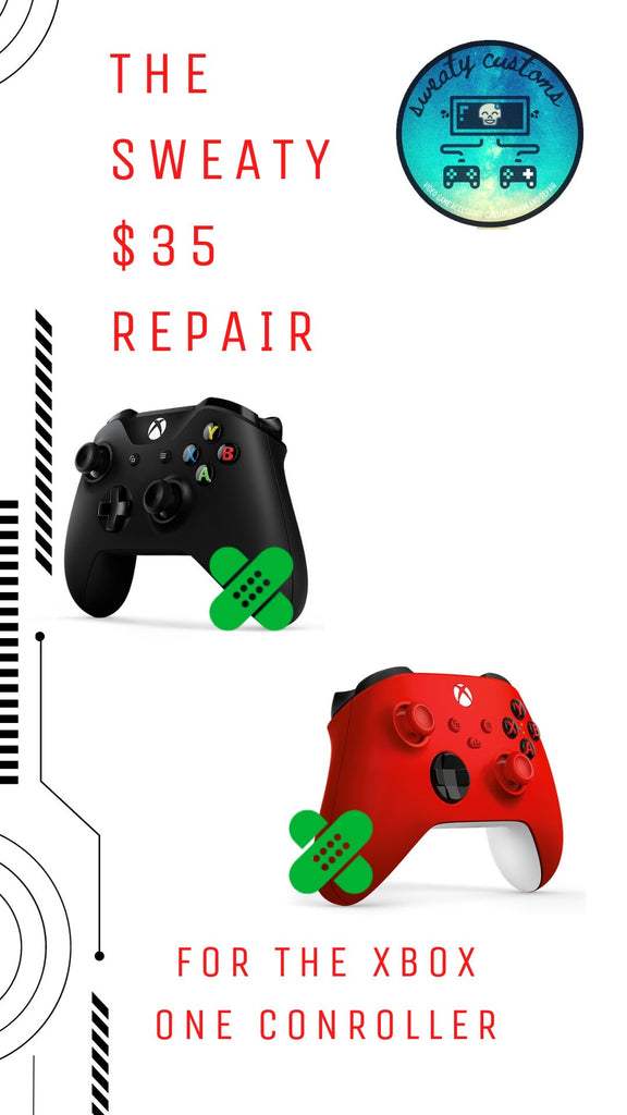 Xbox One S & Xbox Series XS $35 Controller Repair – Sweaty Customs